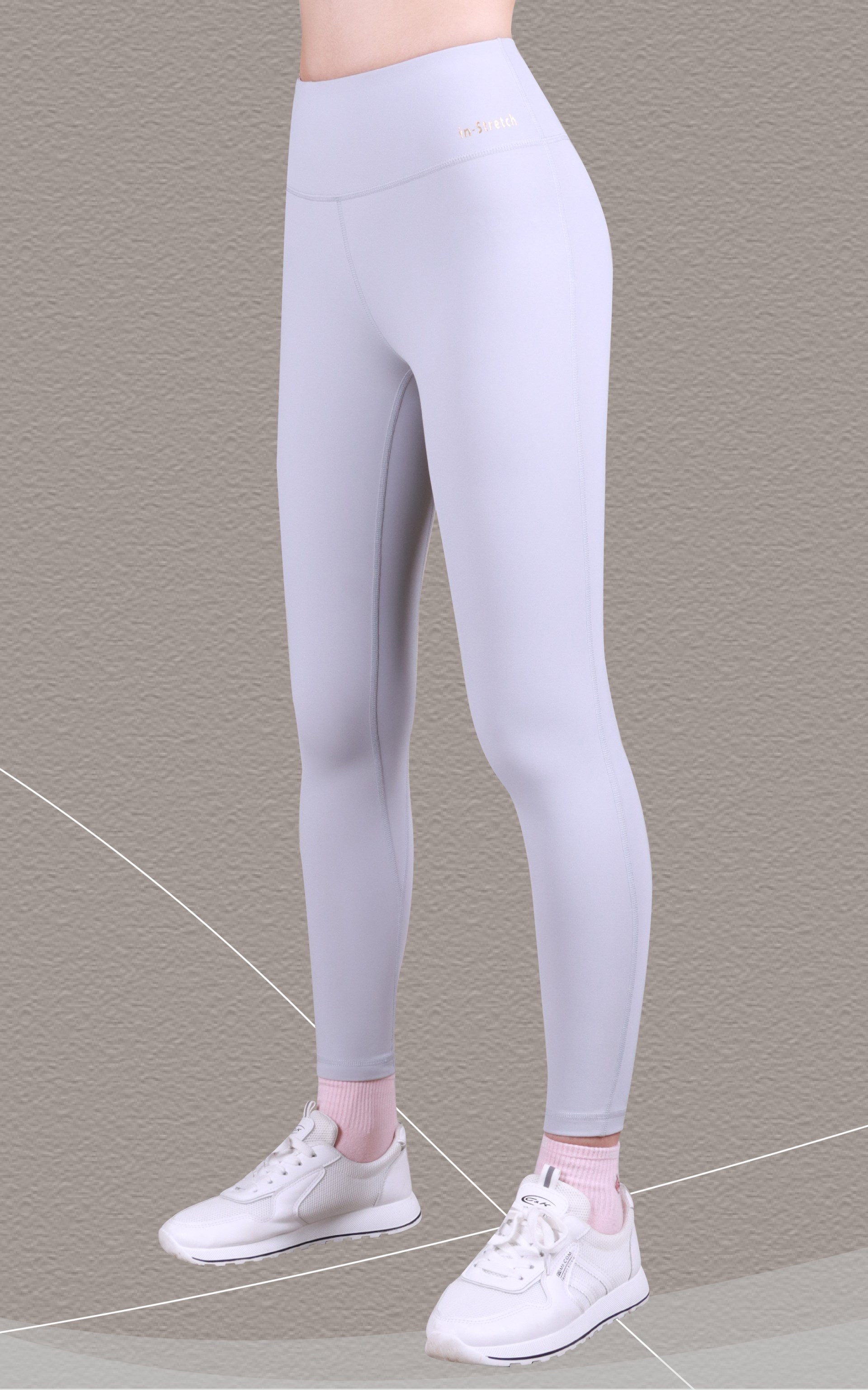Infinity Legging 全方位機能褲 -淺灰 DOVE GRAY