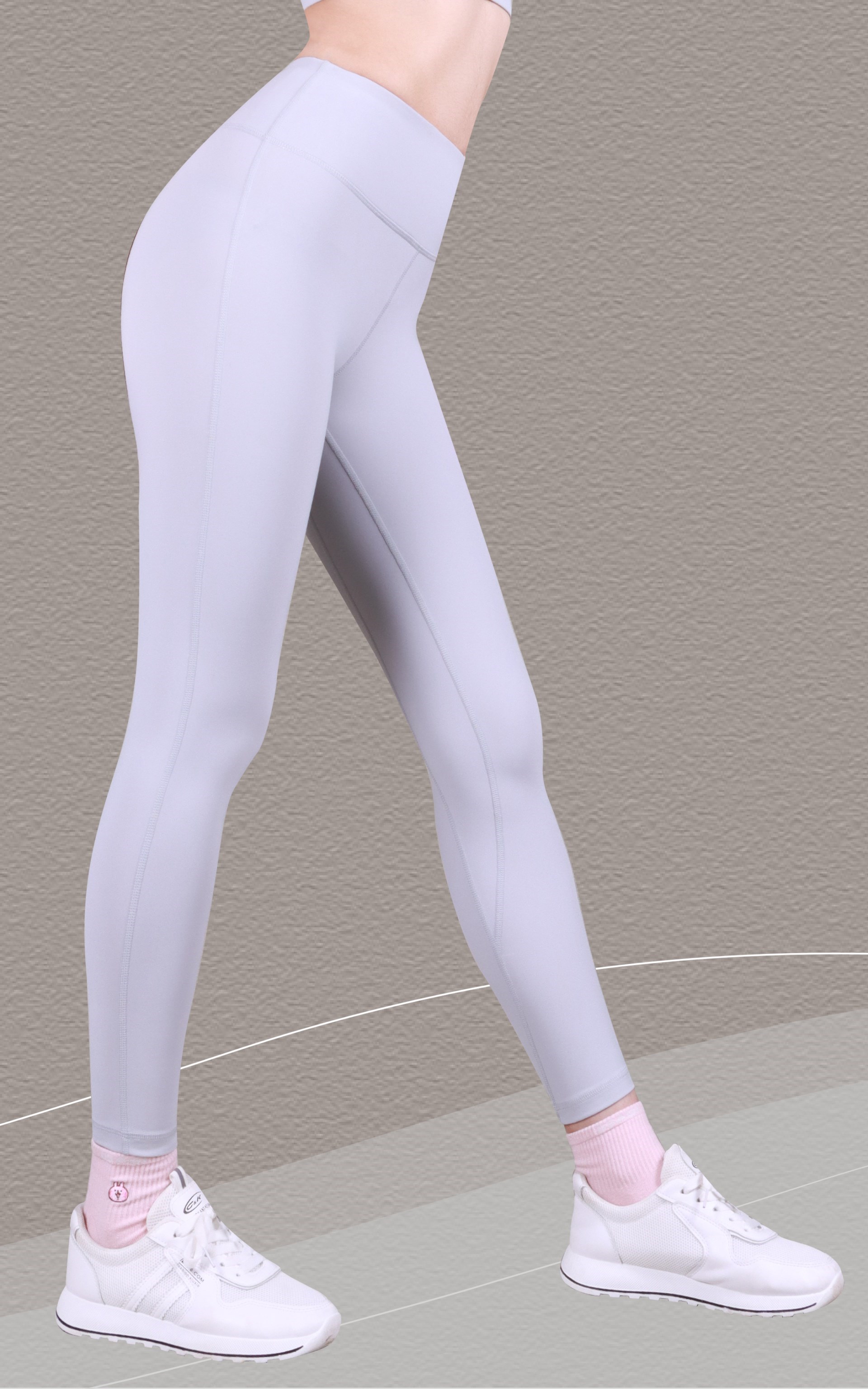 Infinity Legging 全方位機能褲 - { 舒適款 } 淺灰 DOVE GRAY 